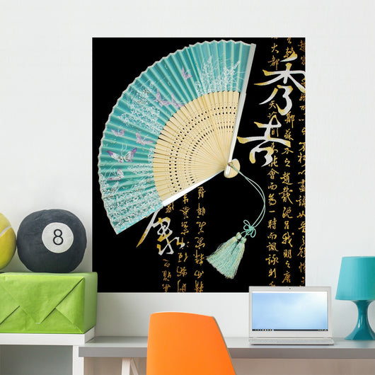 Japanese Fan Wall Mural