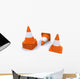 Traffic Cones Wall Decal