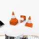 traffic cones Wall Decal