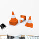 traffic cones Wall Decal