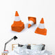 traffic cones Wall Decal