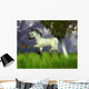 Cute Toon Unicorn with Wall Mural