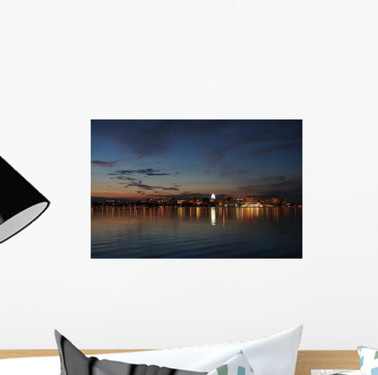 Downtown Skyline Madison Capital Wall Decal