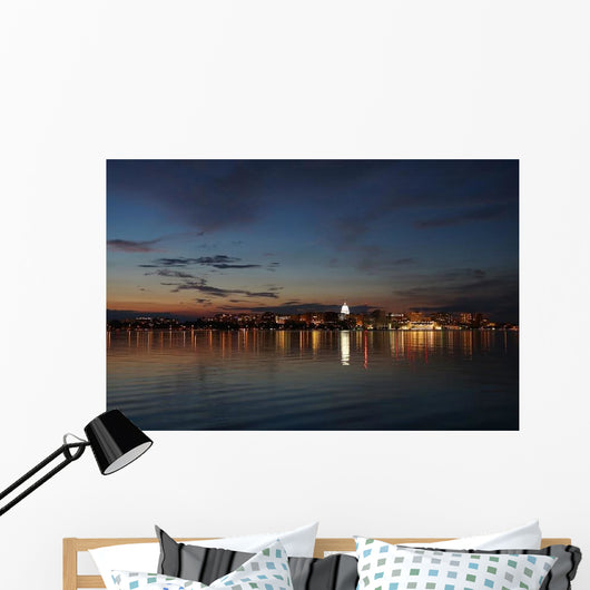 Downtown Skyline Madison Capital Wall Decal