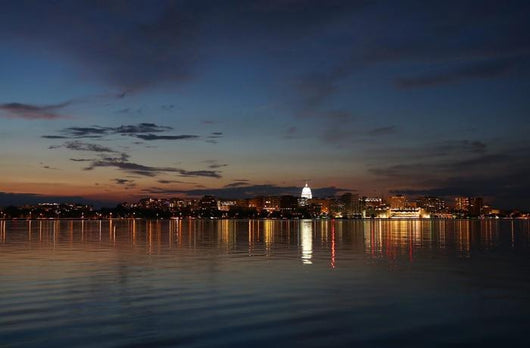 Downtown Skyline Madison Capital Wall Decal