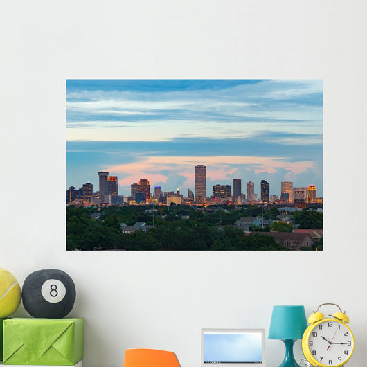 Panoramic New Orleans La Wall Decal