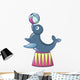 Walrus Circus Icon Cartoon Wall Decal