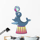 Walrus Circus Icon Cartoon Wall Decal