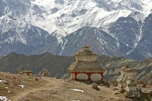 Stupa Himalayas Buddhistic Symbol Wall Decal