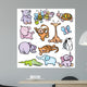 Cute animals Wall Decal