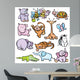 Cute animals Wall Decal
