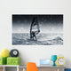 Windsurfing With Water Drops On Camera Lens Wall Mural