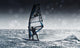 Windsurfing With Water Drops On Camera Lens Wall Mural