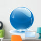 blue crystal sphere Wall Decal