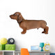 Smooth-Haired Dachshund Wall Decal