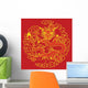 Red Chinese Dragon Wall Mural