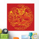 Red Chinese Dragon Wall Mural