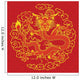 Red Chinese Dragon Wall Mural