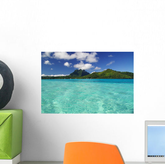 View of Bora Bora Island Wall Mural