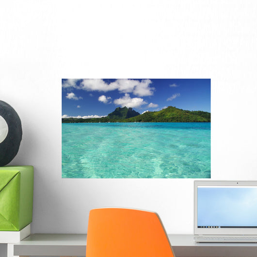 View of Bora Bora Island Wall Mural