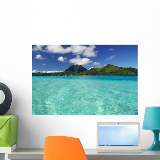 View of Bora Bora Island Wall Mural