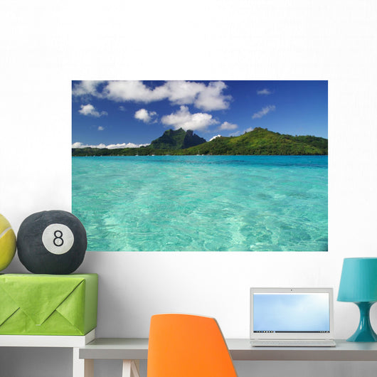 View of Bora Bora Island Wall Mural