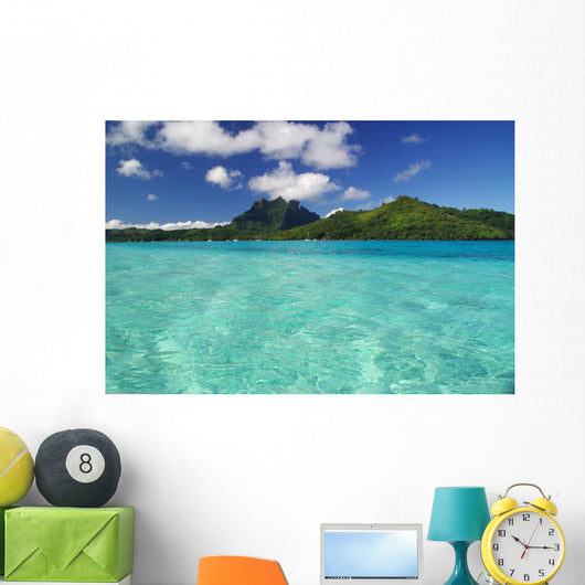 View of Bora Bora Island Wall Mural