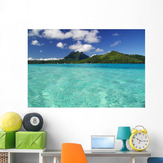 View of Bora Bora Island Wall Mural