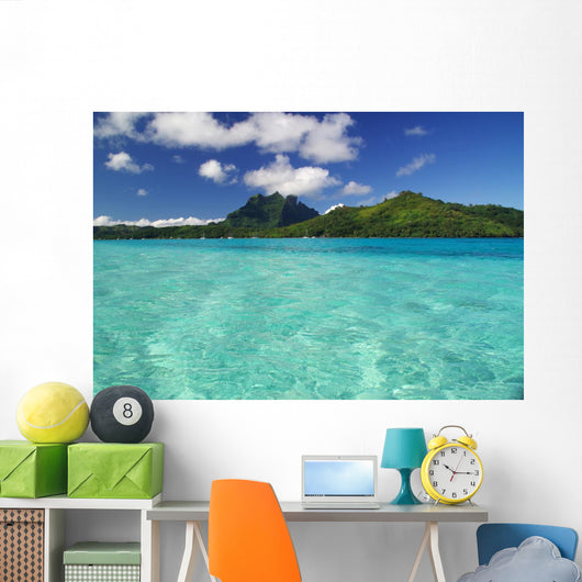 View of Bora Bora Island Wall Mural