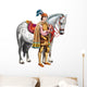 Prince Charming and Horse Wall Decal