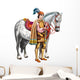 Prince Charming and Horse Wall Decal