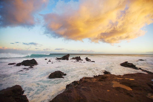 Hawaii, Maui, Sunset at Hookipa Beach Wall Mural