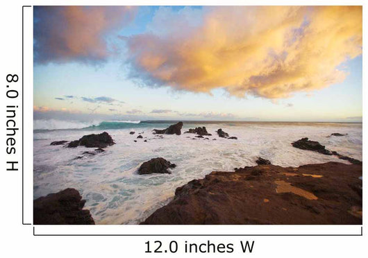 Hawaii, Maui, Sunset at Hookipa Beach Wall Mural