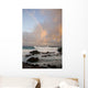 Hawaii, Maui, Double rainbow offshore of Hookipa Beach Wall Mural