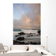 Hawaii, Maui, Double rainbow offshore of Hookipa Beach Wall Mural