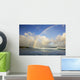Hawaii, Maui, Double rainbow offshore of Hookipa Beach Wall Mural