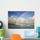 Hawaii, Maui, Double rainbow offshore of Hookipa Beach Wall Mural