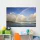 Hawaii, Maui, Double rainbow offshore of Hookipa Beach Wall Mural