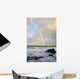 Hawaii, Maui, Rainbow offshore of Hookipa Beach at sunrise Wall Mural