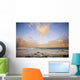 Hawaii, Maui, Rainbow offshore of Hookipa Beach at sunrise Wall Mural