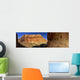 View of the Colorado River and Ancestral Puebloean granaries Wall Mural