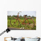 Indonesia, Bali, Ubud, Vintage bike in front of rice fields Wall Mural