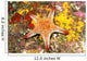 Mexico, Gulf sea star on colorful coral Wall Mural