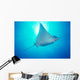 Hawaii, Spotted Eagle Ray sunburst Wall Mural