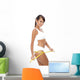 Fitness girl Wall Decal
