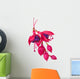 fuschia flower (fuschia hybrida) Wall Decal