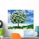 Money Tree with Landscape Wall Mural