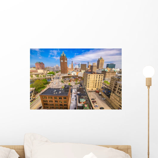 Milwaukee Wisconsin Skyline Wall Decal