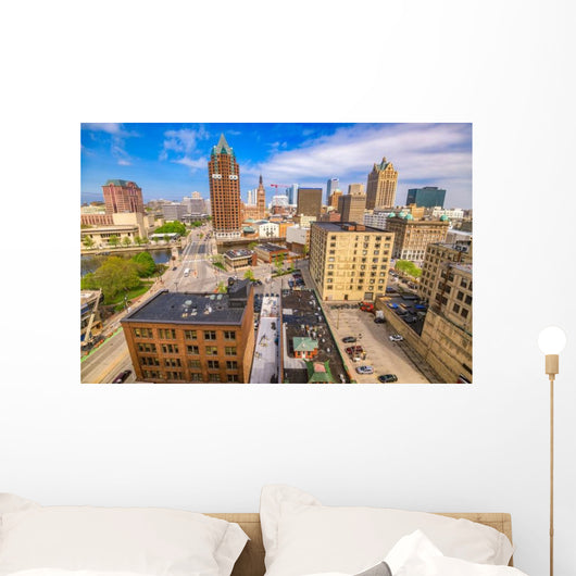 Milwaukee Wisconsin Skyline Wall Decal