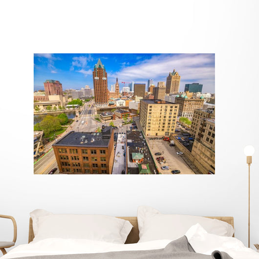 Milwaukee Wisconsin Skyline Wall Decal
